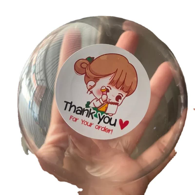 สติกเกอร์ THANK YOU ลายการ์ตูน ลายหมีน้อยน่ารัก ขนาด 3.5 ซ.ม รูปที่ 6