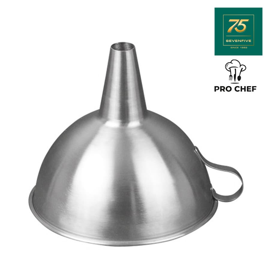 PRO CHEF กรวยกรอกน้ำ กรวยกรองอาหาร กรวยสแตนเลส PRC1-BK-FNLR รูปที่ 3