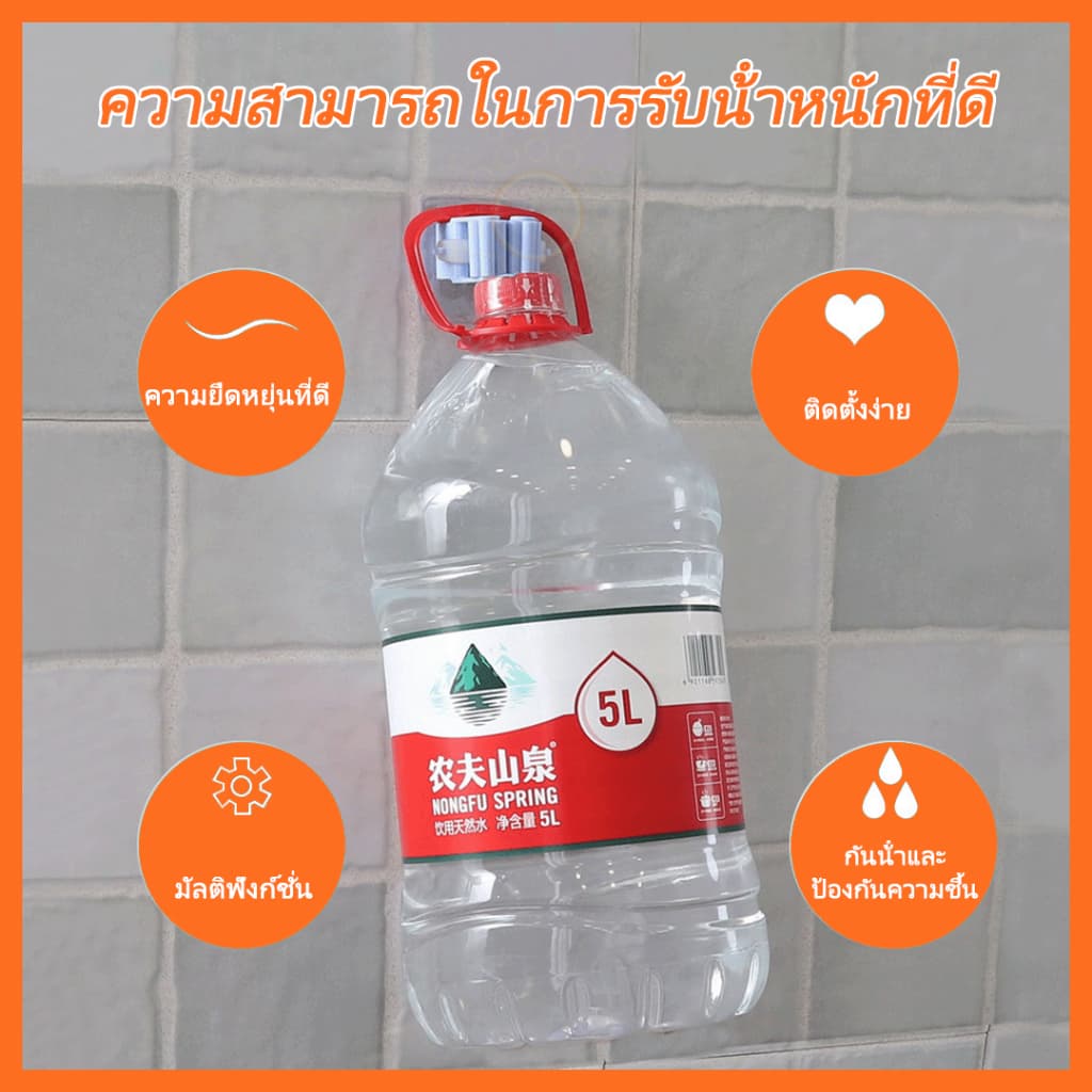 ที่หนีบไม้กวาด ที่เก็บไม้กวาเอนกประสงค์ ที่หนีบไม้ถูพื้น ที่แขวนไม้กวาด ที่แขวนไม้ถูพื้น ที่หนีบติดผนัง แขวนไม้กวาด รูปที่ 6