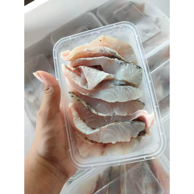 กระพงขาวแร่ 400g. ส่งด่วน ค่าส่งเหมาคละได้ทั้งร้านโฟมฟรีทุกจังหวัด ส่งขนส่งแช่เย็น รูปที่ 2