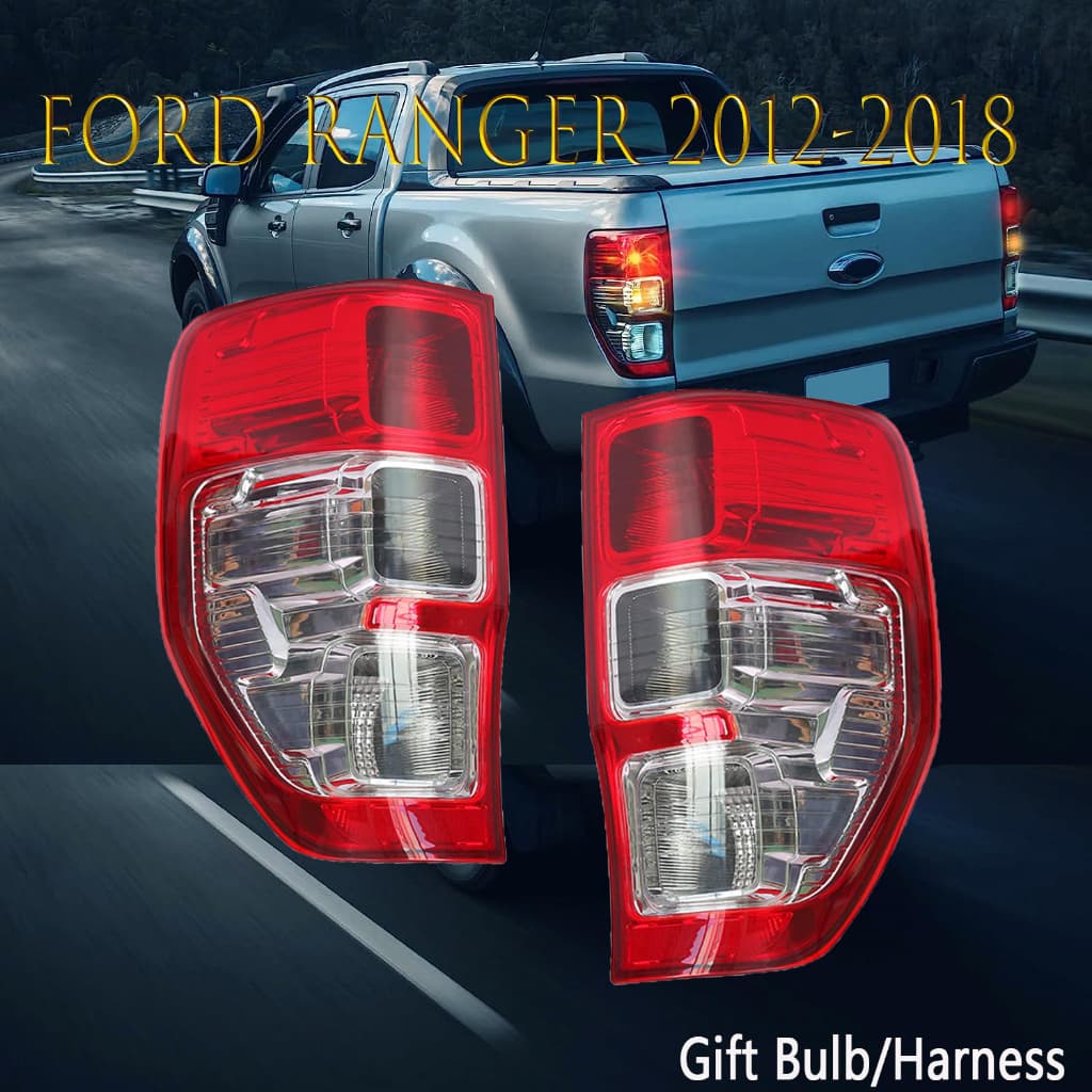 ไฟท้าย for Ford Ranger 2012-2018 ฟอร์ด เรนเจอร์ ปี ไฟท้าย พร้อมขั้ว และหลอดไฟ Tail light Tail lamp Ford รูปที่ 1