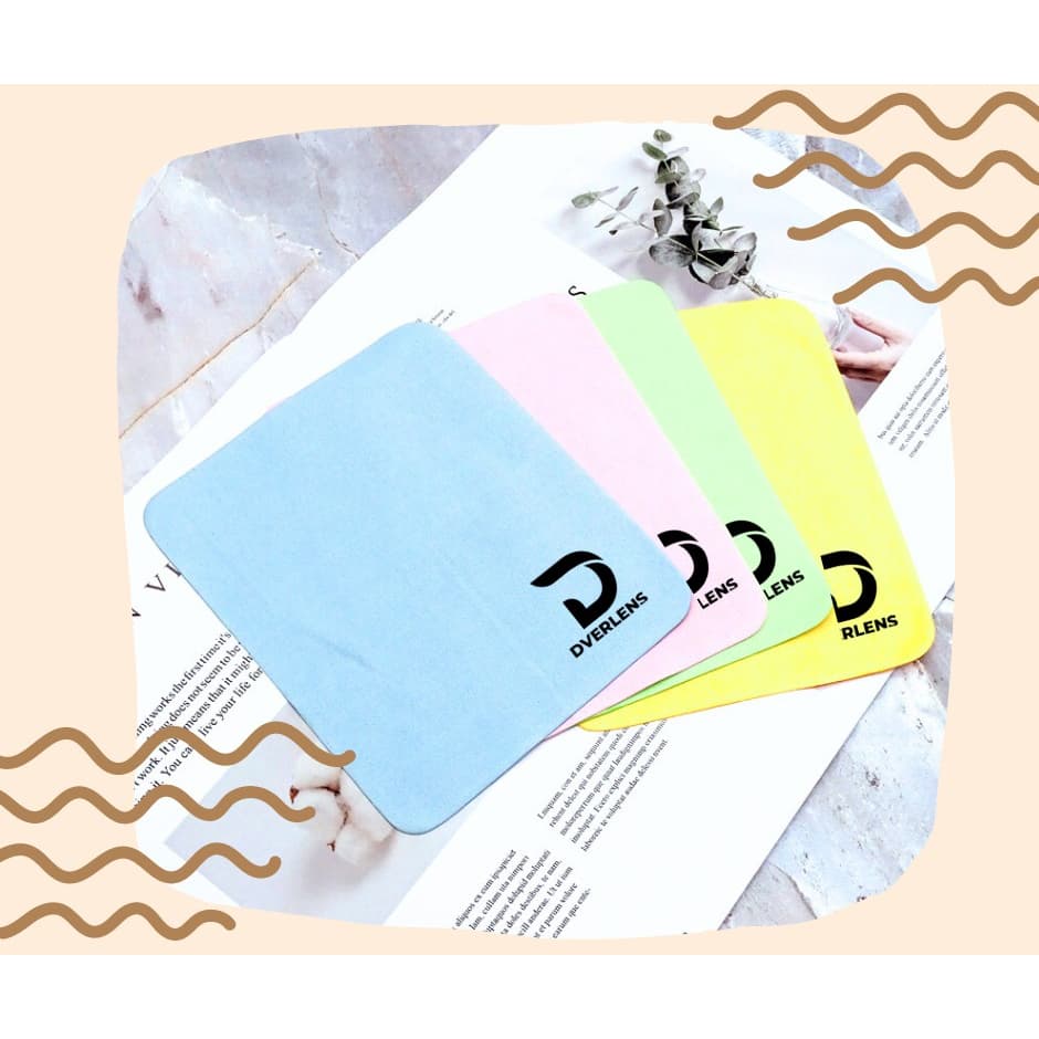 ผ้าเช็ดแว่น ผ้าเช็ดเลนส์ แบบคละสี Dver Lens : Super lens cleaning cloth ลดคราบมัน ลดรอยนิ้วมือ ซักได้ ใช้ได้หลายรอบ รูปที่ 2