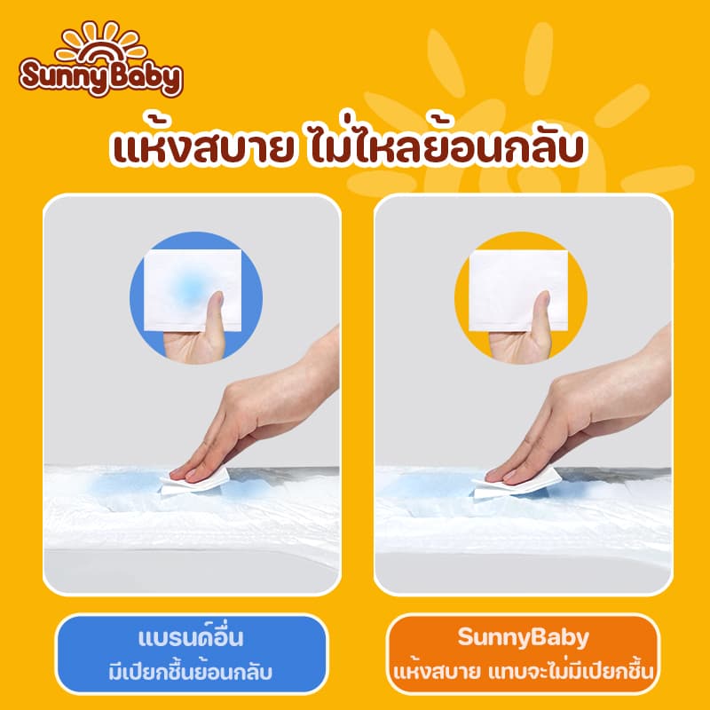 Sunny Baby FREELY Day&Night Pants S-XXXLผ้าอ้อมเด็ก ซันนี่เบบี้ ผ้าอ้อมสำเร็จรูป รูปที่ 4