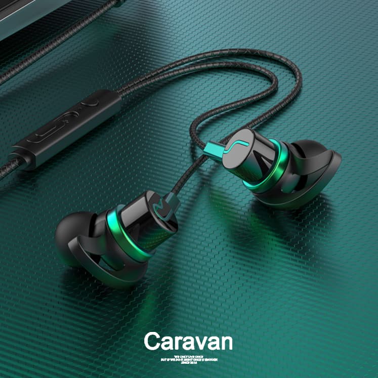 Caravan Crew Earphone หูฟัง เกมมิ่ง หูฟังเบสหนัก 3.5MM รูปที่ 7