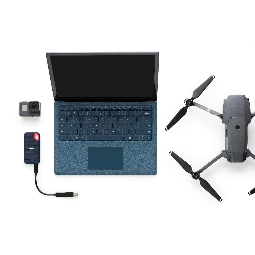 SanDisk Extreme Portable SSD Read speed up to 1050MB/s, Write speed up to 1000MB/s รูปที่ 6