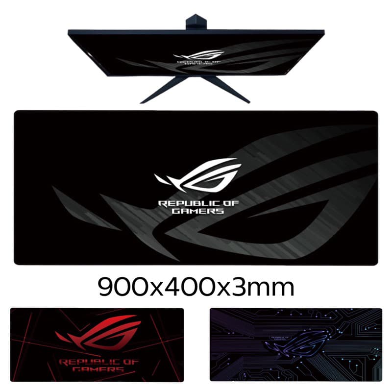แผ่นรองเมาส์ROG ขนาดใหญ่ วางเต็มโต๊ะ 900x400x3mm รูปที่ 1