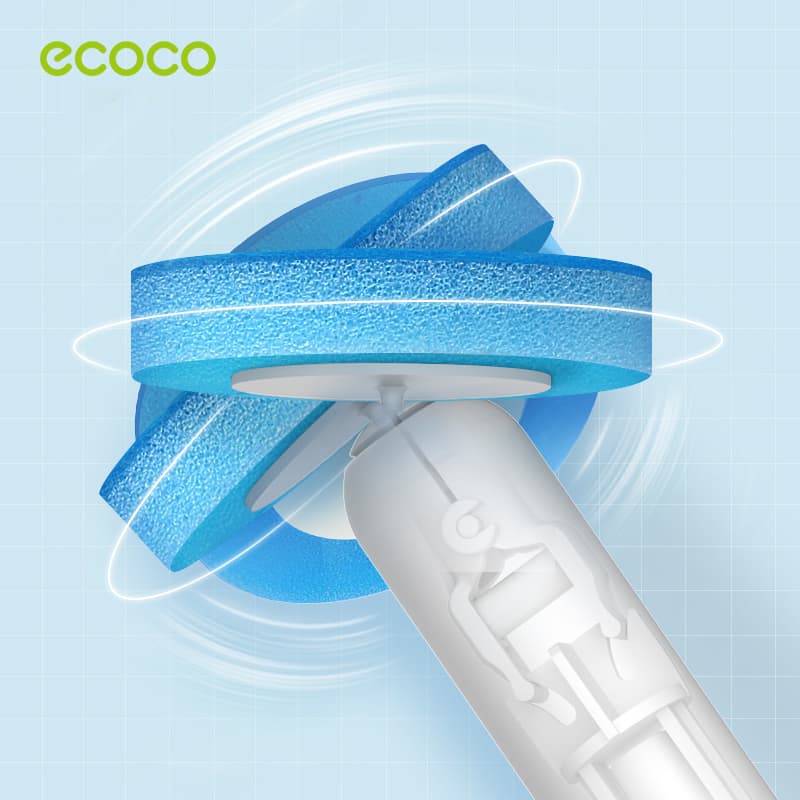ECOCO แปรงขัดห้องน้ำ แบบใช้แล้วทิ้ง เปลี่ยนหัวได้ มีน้ำยาในตัว 1 ชิ้น รูปที่ 5