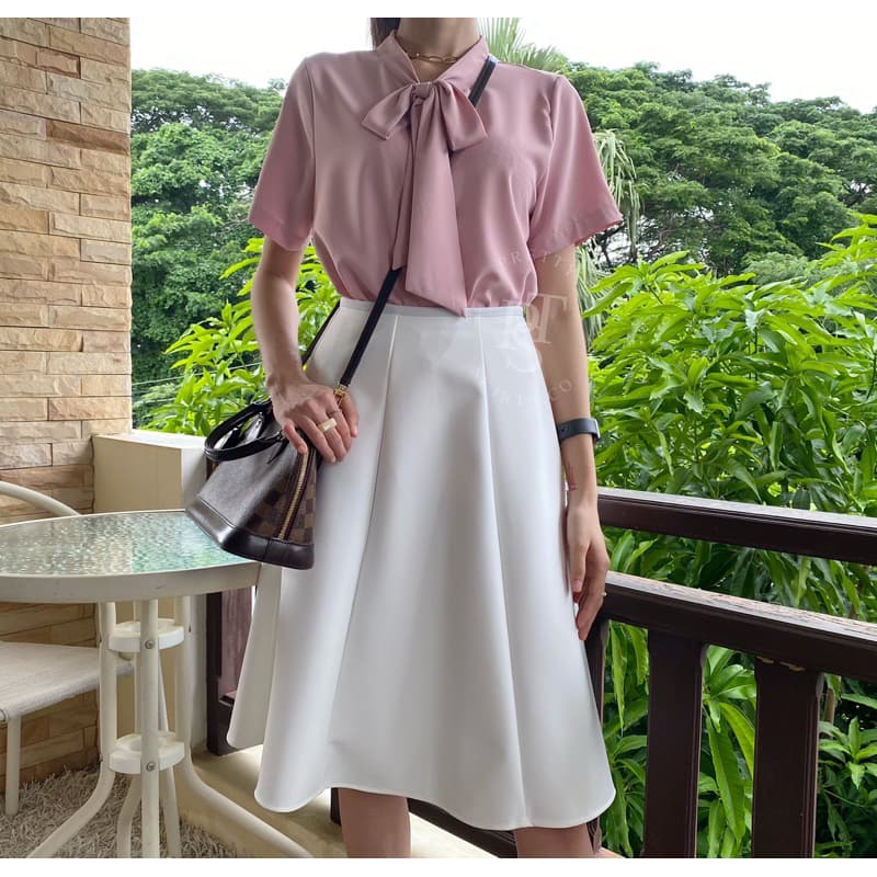 กระโปรง Circle Skirt ทรง 6 ชิ้น ยาว 25 นิ้ว ฟรีไซส์ รูปที่ 7