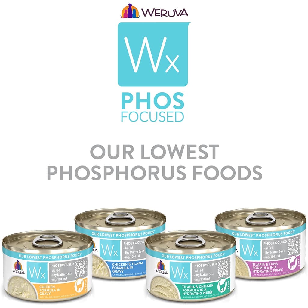 อาหารแมวโฮลิสติก ฟอสฟอรัสต่ำ Weruva Wx Phos Focused ขนาด 85g เหมาะกับแมวโรคไต รูปที่ 6