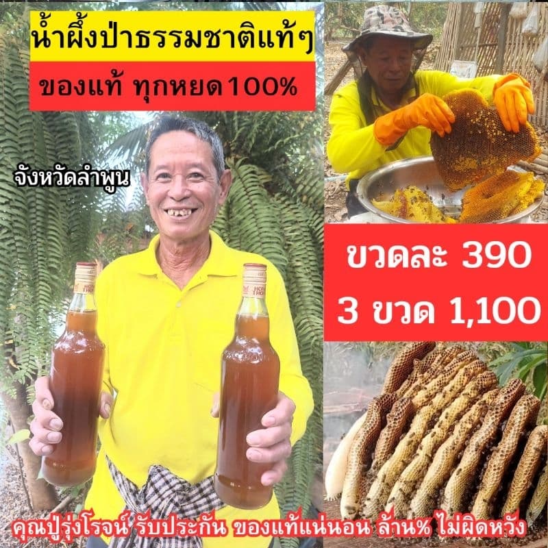 น้ำผึ้งป่า น้ำผึ้งแท้ น้ำผึ้งธรรมชาติ น้ำผึ้งเดือนห้า น้ำผึ้งป่าเดือนห้า น้ำผึ้งเเท้100% น้ำผึ้งรุ่งโรจน์ รูปที่ 7