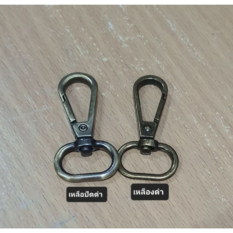 ตะขอ คอหมา สำหรับสายกระเป๋า ขนาด 2, 2.5 , 3.2 , 3.8 cm. คู่ละ รูปที่ 9
