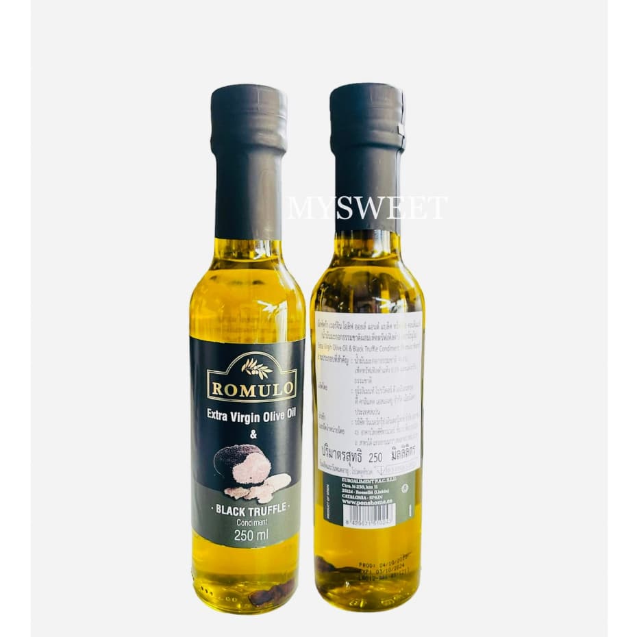 น้ำมันเห็ดทรัฟเฟิล ROMULO EXTRA VIRGIN OIL WITH BLACK / WHITE TRUFFLE 250 ML รูปที่ 3