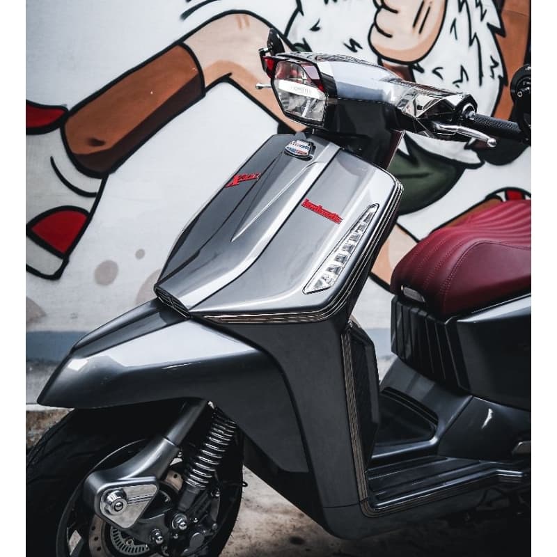 ฮิต! ขาตั้งสั้น Lambretta X300 X200 X250 สั้นลง1นิ้ว จอดสบายใจ ไม่ต้องกลัวล้ม แลมเบรตต้า X300 X200 X250 : Pocenti รูปที่ 5