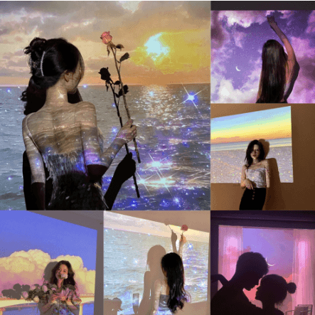 ส่งด่วน/ส่งทันที โปรเจคเตอร์วันเกิด มีภาษาไทย ครบรอบ Birthday projector วันเกิด ไฟถ่ายรูป รูปถ่าย รูปที่ 3