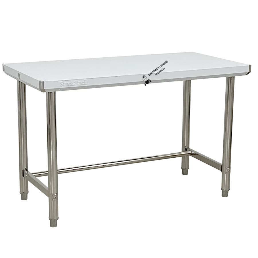 โต๊ะสแตนเลส เกรด304/201 150x60x80cm Stainless Steel Table // TB150-60-ST006 รูปที่ 6