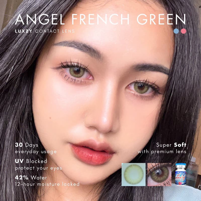 Angle French gray/brown/green/blueค่าสายตาปกติ รูปที่ 8