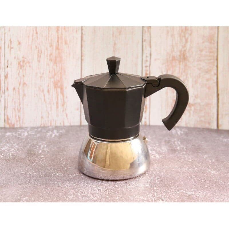 Moka Pot หม้อต้มกาแฟสด รุ่นไฮบริด หม้อ+ใส่กาแฟสแตนเลส xลอดภัย ทน ใช้กับเตาแม่เหล็กไฟฟ้า ได้ รูปที่ 8