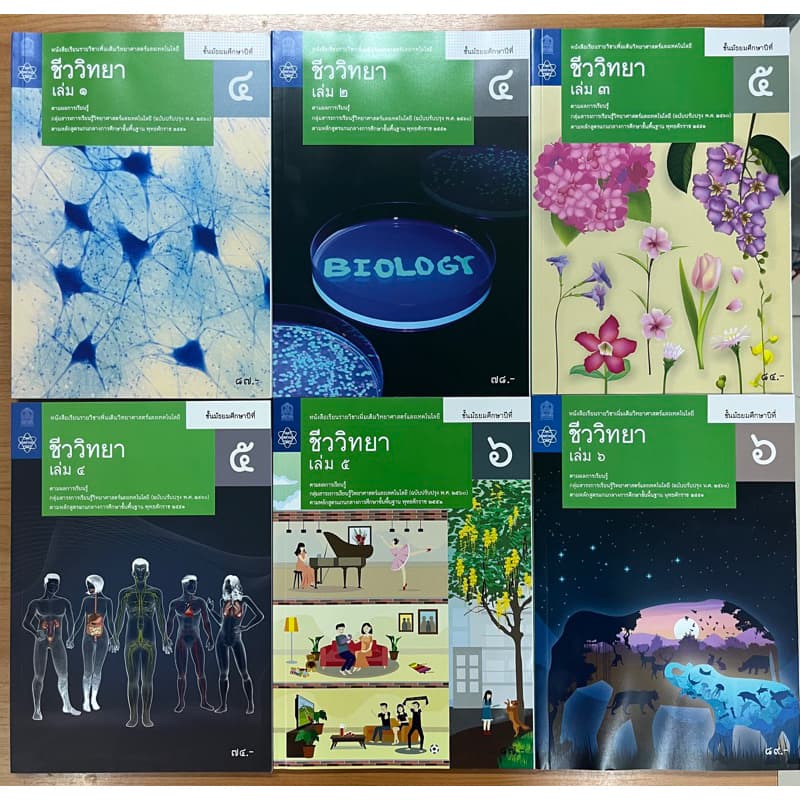 หนังสือเรียน ชีววิทยา เพิ่มเติม ม.4 ม.5 ม.6 เล่ม1-6 องค์การค้า **ขายแยก รูปที่ 1