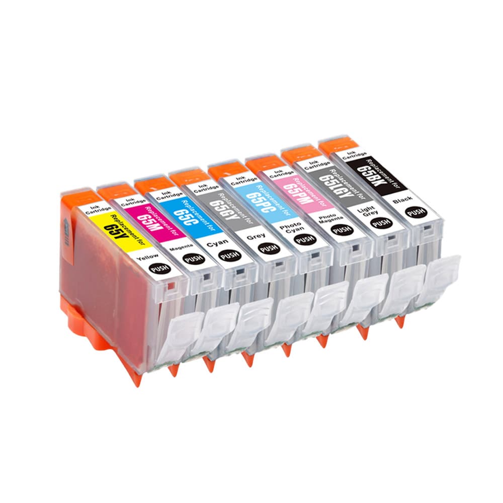 สำหรับ Canon Pixma PRO-200 PRO200 PRO200 เครื่องพิมพ์ Canon CLI65 CLI-65 CLI65 ตลับหมึก 8 สี รูปที่ 8