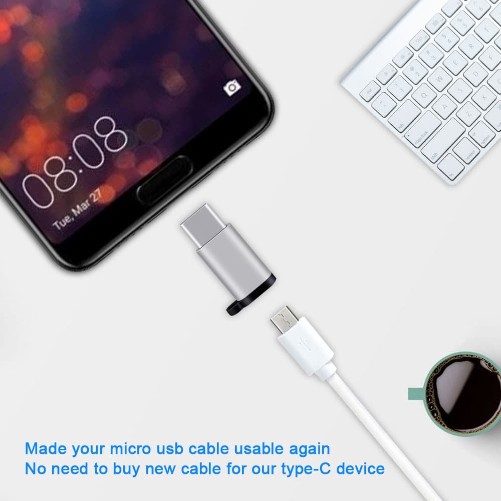 หัวแปลง USB 3.0 อแดปเตอร์ OTG อะแดปเตอร์ USB C ชายไปยัง IOS/Type-C/Micro USB Female Converter ไปยัง USB Converter รูปที่ 7