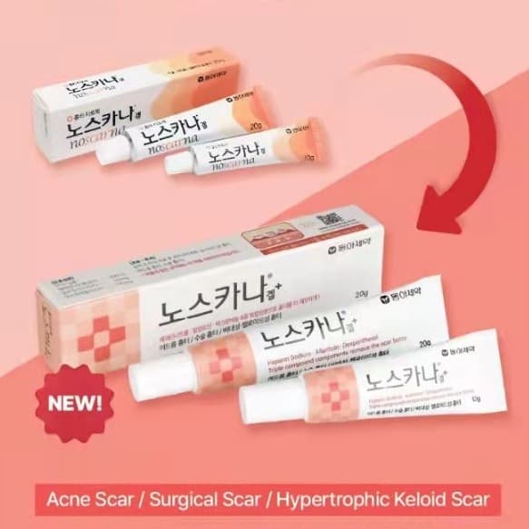 แพ็คเก็จใหม่ Noscana Gel 20g เจลลดรอยแผลเป็น รอยสิว รอยดำ ครีมลบรอยแผลเป็น รูปที่ 2