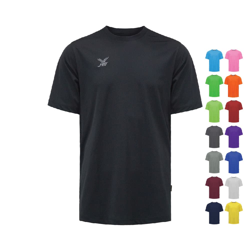 FBT เสื้อฟุตบอล คอกลม เสื้อผู้ชาย ฟิสเนต สีพื้น รหัส 12009 #2 รูปที่ 3