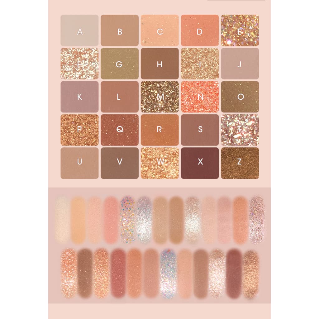 YOTAI อายแชโดว์ พาเลทอายแชโดว์ 25สี Eyeshadow เนื้อใยไหม เนื้อแมท ประกายชิมเมอร์ กลิตเตอร์ สีสวย กันน้ํา ติดทนนาน รูปที่ 8