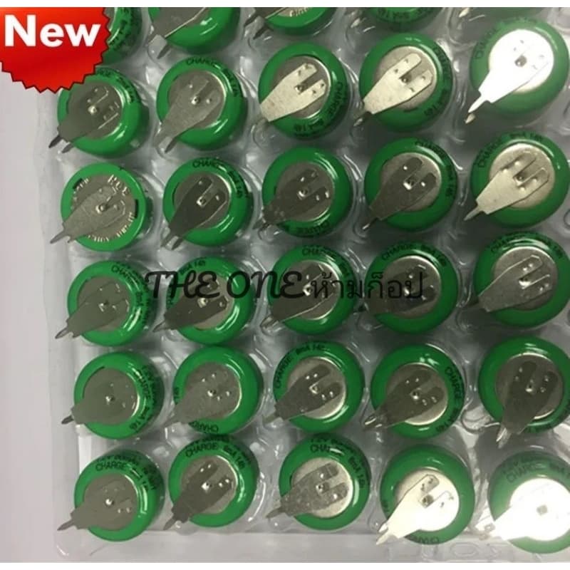 ถ่านทามเมอร์ ถ่าน แบตเตอรี่ 1.2V 40mAh 80mAh เหมาะสำหรับเครื่องตั้งเวลาดิจิตอล ราคา1ก้อน รูปที่ 2