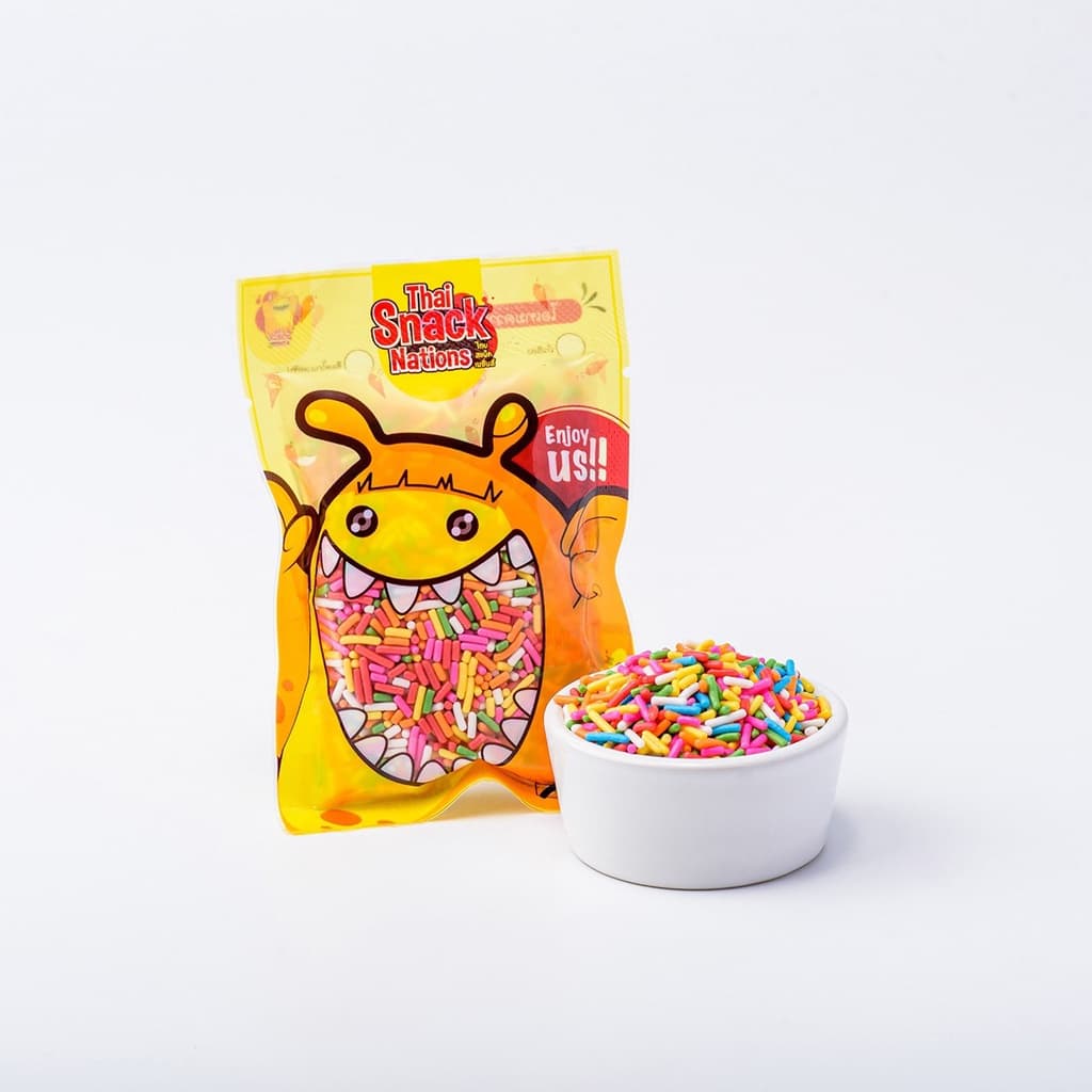 เฟลคสี เฟลคน้ำตาลสี เรนโบว์ / Rainbow - ไผ่ทองสเตชั่น ตกแต่งเบเกอรี่ รูปที่ 1