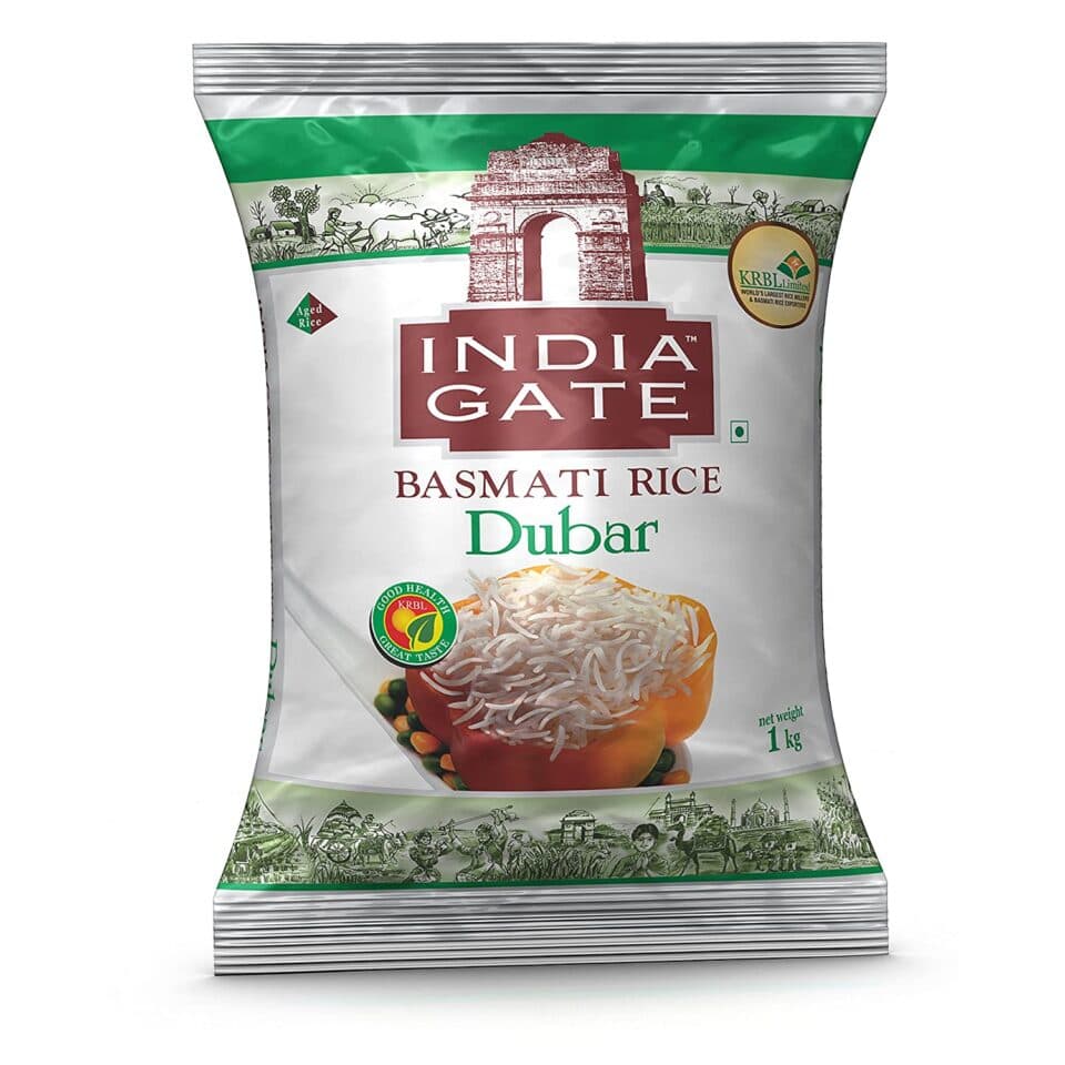 ข้าวบาสมาติ India Gate Dubar Basmati Rice 1 kg รูปที่ 1