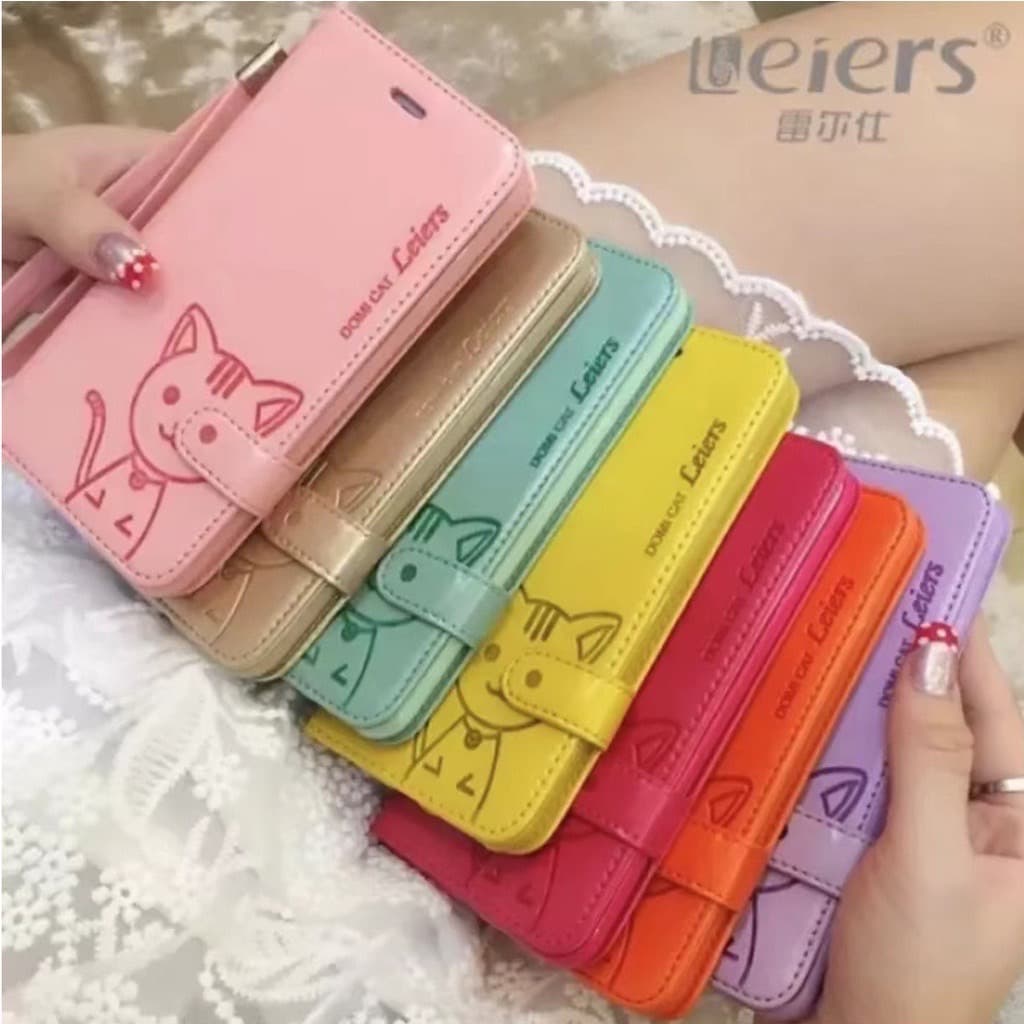 เคสฝาพับ Domicat สำหรับ OPPO A6Pro A3X A3Pro A3 A60 A38 A18 A58 A78 A53 A31 Reno12F Reno11F A31 A5s F9 เคสตั้งได้ แถมสาย รูปที่ 3