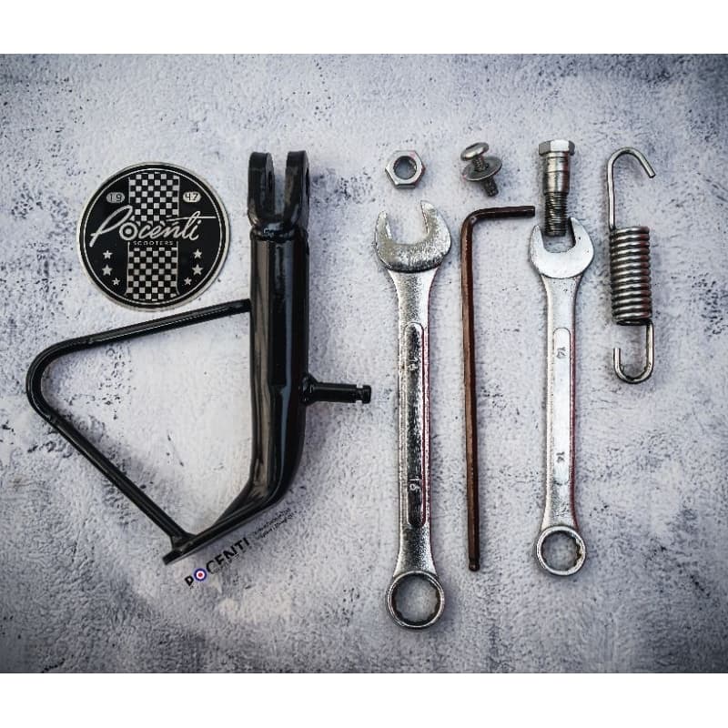 ฮิต! ขาตั้งสั้น Lambretta X300 X200 X250 สั้นลง1นิ้ว จอดสบายใจ ไม่ต้องกลัวล้ม แลมเบรตต้า X300 X200 X250 : Pocenti รูปที่ 9