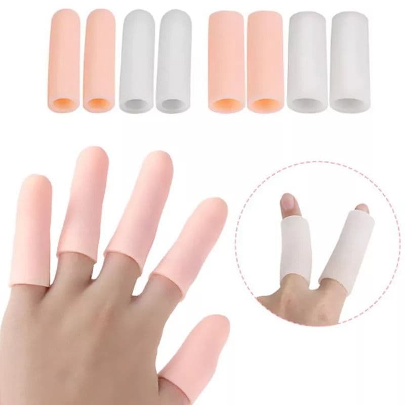 ปลอกนิ้วซิลิโคน ปลอกสวมนิ้วถนอมนิ้วซิลิโคน 5 ชิ้น 5pcs finger protectors silicone ถนอมนิ้วลดการเสียดสี เพิ่มความชุ่มชื้น รูปที่ 9