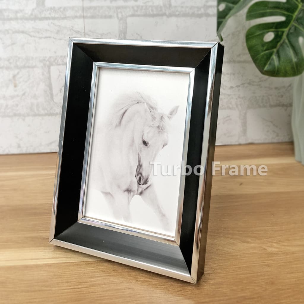 กรอบรูปแต่งบ้านขนาด 10x12”, A4 , 8x12" และ 8x10" สีโรสโกลด์ สีเงินรมดำ * พร้อมกระจกใส ขาตั้ง ห่วงแขวนผนัง * รูปที่ 7