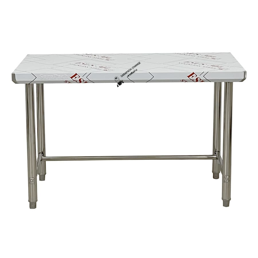 โต๊ะสแตนเลส เกรด304/201 150x60x80cm Stainless Steel Table // TB150-60-ST006 รูปที่ 5