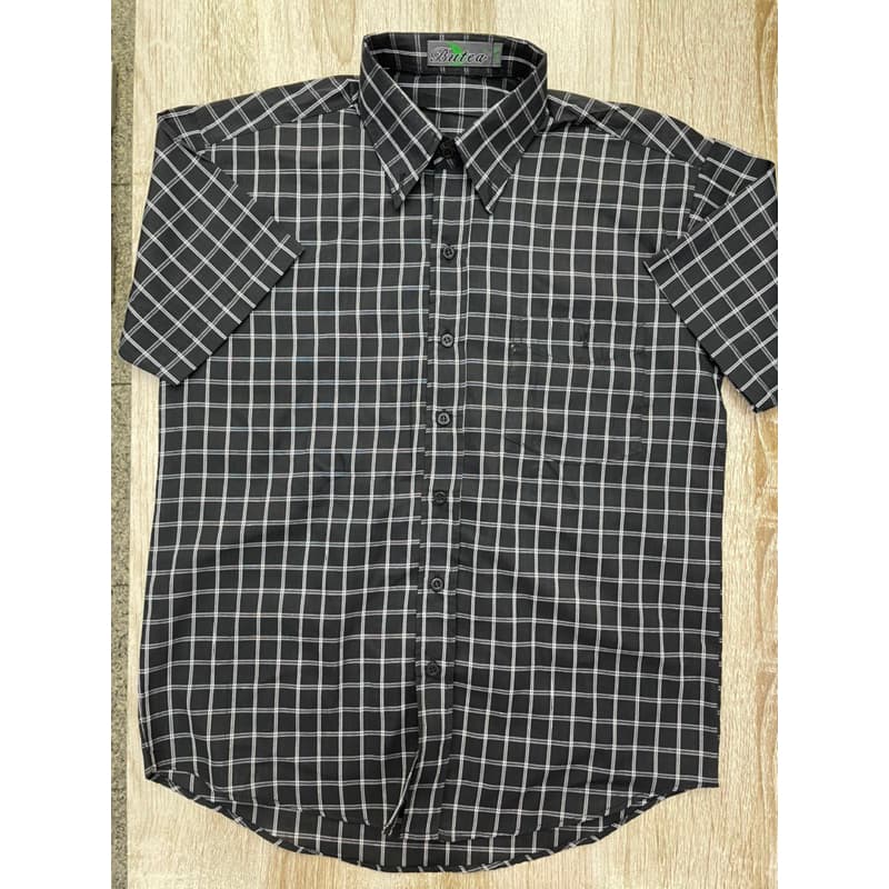 แขนสั้น ถูกที่สุด เสื้อตัดอ้อย สีดำ S M L XL รูปที่ 2