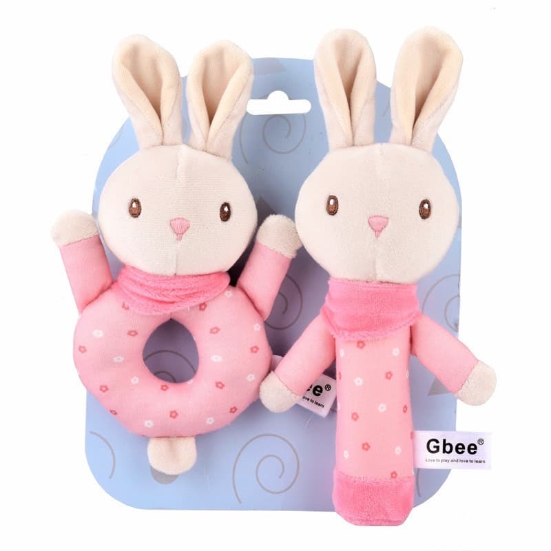 ตุ๊กตาหัดจับ​ ตุ๊กตามือบีบ ตุ๊กตาเขย่า มีเสียง​ ของเล่นเสริมพัฒนาการ กรุ๊งกริ๊ง​ กระตุ้นการหยิบจับ​ของทารก รูปที่ 3