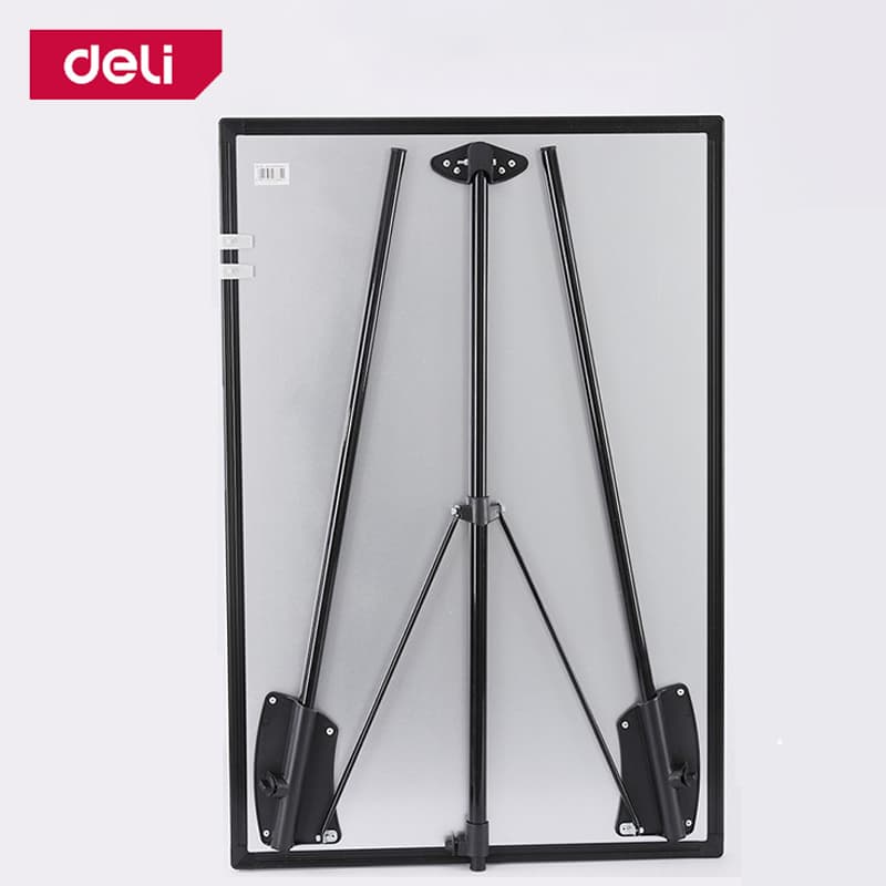 Deli กระดานฟลิปชาร์ท ขาตั้ง/ขาพับ เขียนได้ 2 ด้าน ติดแม่เหล็ก มีที่วางปากกา Whiteboard รูปที่ 4