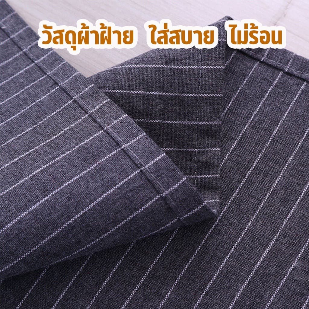 ผ้ากันเปื้อนครัวฤดูร้อนปรับแขวนคอผ้ากันเปื้อนหญิงครัวร้านอาหารป้องกันน้ำมันและป้องกันการเปรอะเปื้อน รูปที่ 6