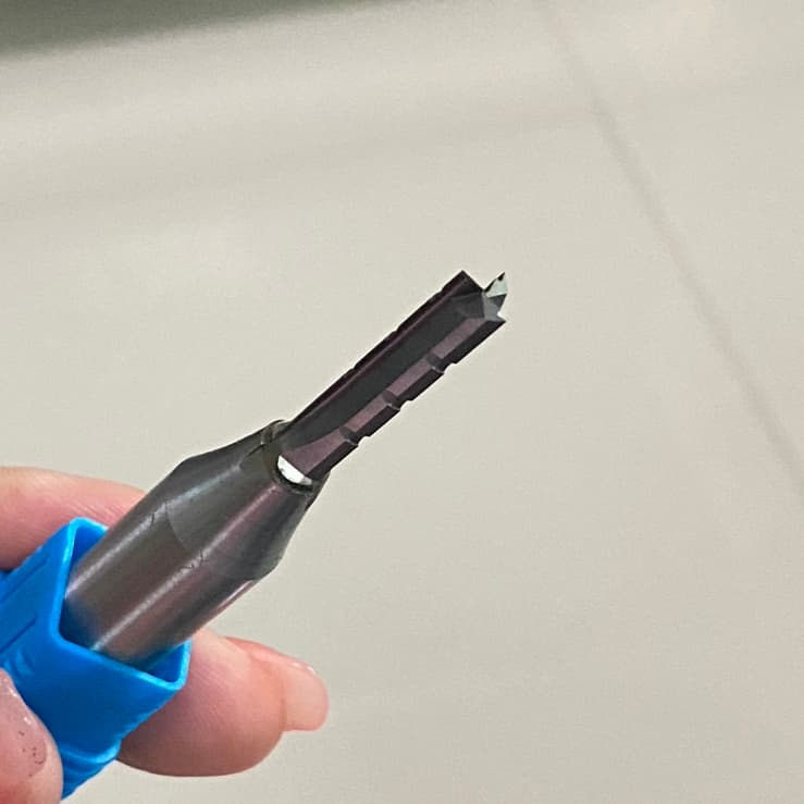 ดอกกัดตรง รุ่น ECO กัดตรง เซาะร่อง แกะสลัก ดอกคาร์ไบด์ ดอกCNC แกน 1/2" แกน 1/4" TCT รูปที่ 5