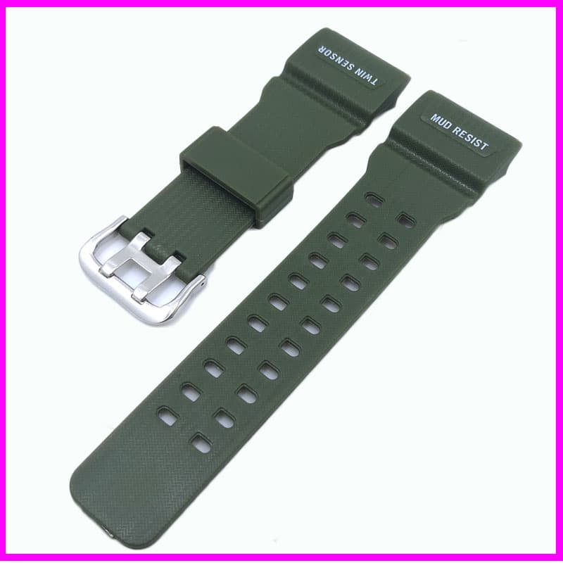 สายนาฬิกาจีชอร์คG-Shock รุ่น GG-1000/GST-100 สายนาฬิกาข้อมือไซส์24มม.สีดำเทาเขียวสายยางคุณภาพสูง ใส่แบบแมนๆสไตล์จีชอร์ค รูปที่ 8