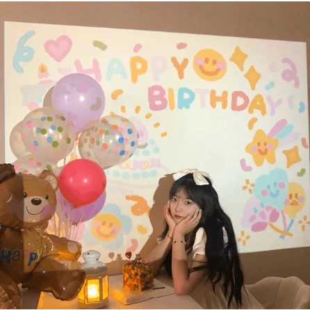 ส่งด่วน/ส่งทันที โปรเจคเตอร์วันเกิด มีภาษาไทย ครบรอบ Birthday projector วันเกิด ไฟถ่ายรูป รูปถ่าย รูปที่ 6