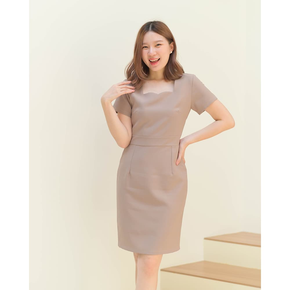 เดรสยาว รุ่น Mini heart dress - CRAYONBRAND รูปที่ 5