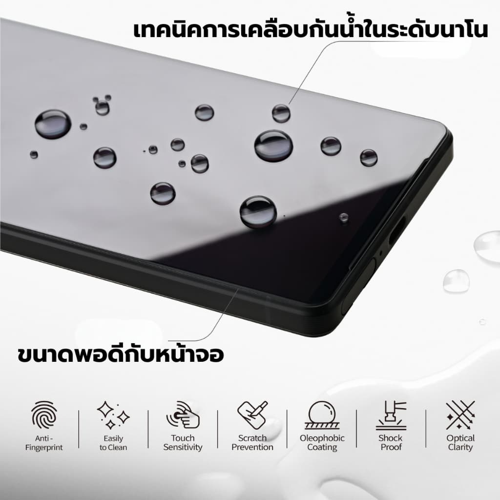 IMOS ฟิล์มกระจก SOLID-EX / SOLID-EX2 Glass Screen Protector สำหรับ SONY Xperia 1 VIII / 1 VII / 1 VI / 1 V / 1 IV รูปที่ 5