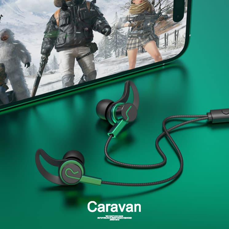 Caravan Crew Earphone หูฟัง เกมมิ่ง หูฟังเบสหนัก 3.5MM รูปที่ 4
