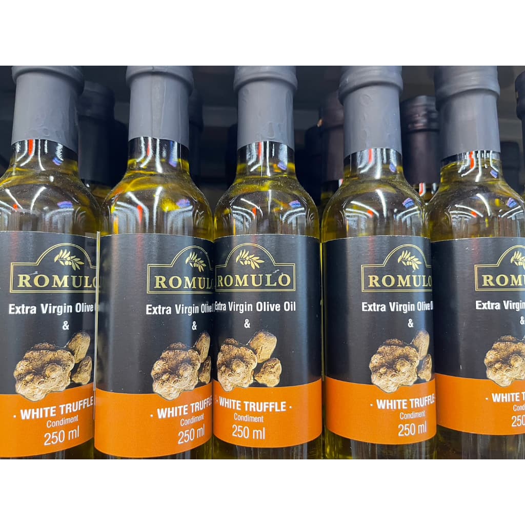 น้ำมันเห็ดทรัฟเฟิล ROMULO EXTRA VIRGIN OIL WITH BLACK / WHITE TRUFFLE 250 ML รูปที่ 7