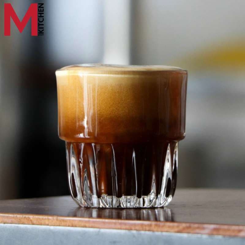 M KITCHEN แก้วน้ำ แก้วกาแฟ เหมาะสำหรับใช้ในคาเฟ่ ใส่กาแฟ ค็อกเทล BM5008 รูปที่ 3