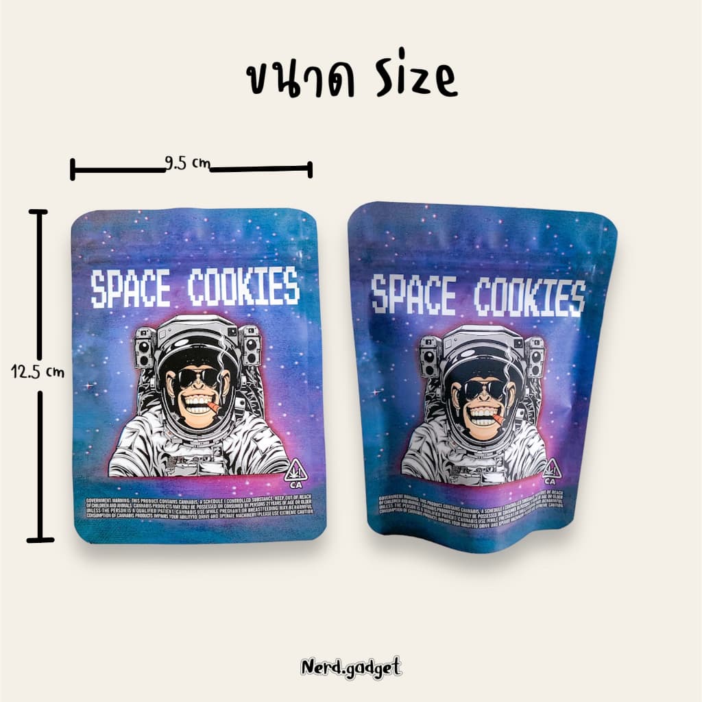 ถุงซิปล็อคเนื้อหนาพิเศษ แพ็ค 50 ใบ พิมพ์ลายสวยงาม กางตูดได้ มีหลากหลายขนาด ในไทย รูปที่ 2