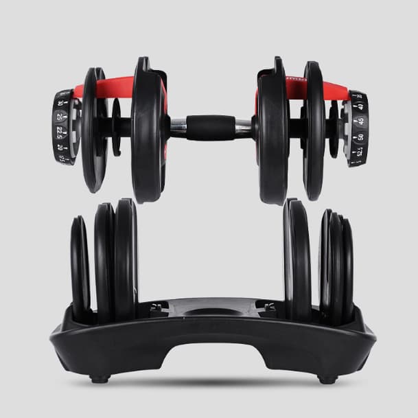 ดัมเบล 24kg Black 1 อัน ดัมเบลปรับน้ําหนัก Adjustable Dumbbell อุปกรณ์ออกกำลังกายปรับได้ แข็งแรง dumbell ปรับ น้ำหนัก รูปที่ 6