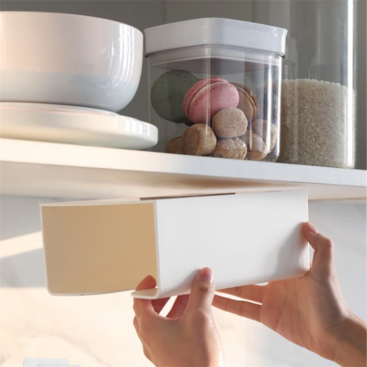 E-items กล่องทิชชู่ ติดผนัง กล่องใส่กระดาษทิชชู่ สะดวกต่อการใช่งาน แบบไม่เจาะผนัง A189 รูปที่ 4
